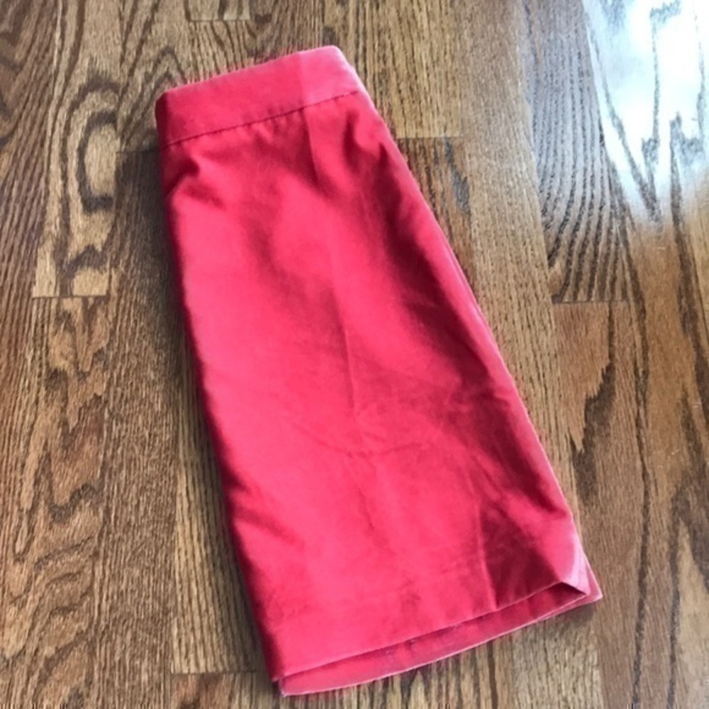 NWT J. Crew Velvet Mini Skirt